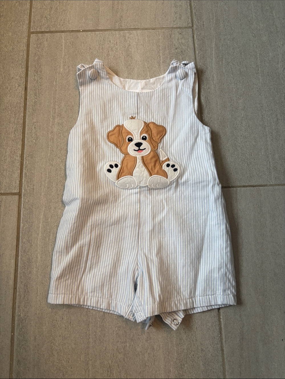 Lil Cactus Dog Appliqué Romper